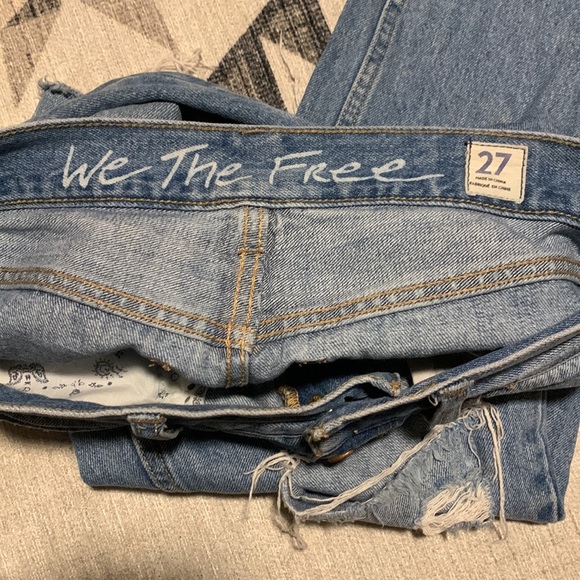 High waisted Free People blue jeans - Picture 3 of 6
